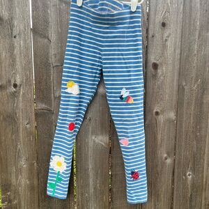 9-10y Mini Boden Leggings with Applique GUC